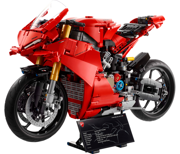 LEGO Technic 42202 Motocykl Ducati Panigale V4 S - 1298077 - zdjęcie 4